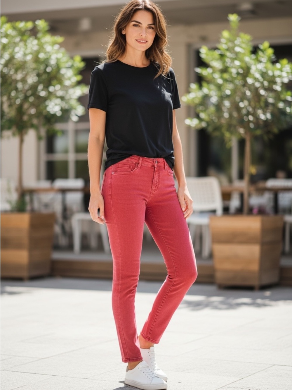 Wallflower Vintage Rose Ankle Skinny Jeans